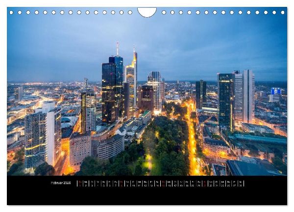 Frankfurt (Wandkalender 2026 DIN A4 quer), CALVENDO Monatskalender