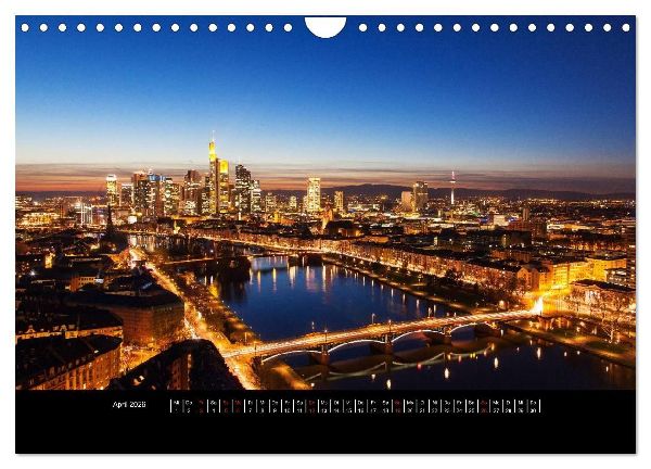 Frankfurt (Wandkalender 2026 DIN A4 quer), CALVENDO Monatskalender