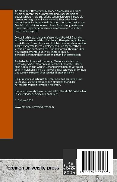 Arthrose neu denken - Innovative Methoden für eine nachhaltige Therapie