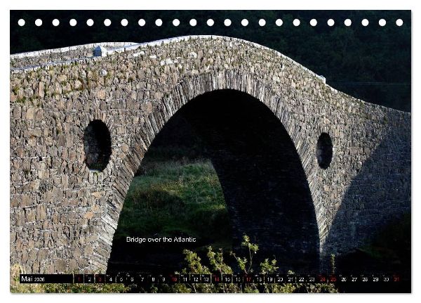 Schottland und Edinburgh (Tischkalender 2026 DIN A5 quer), CALVENDO Monatskalender