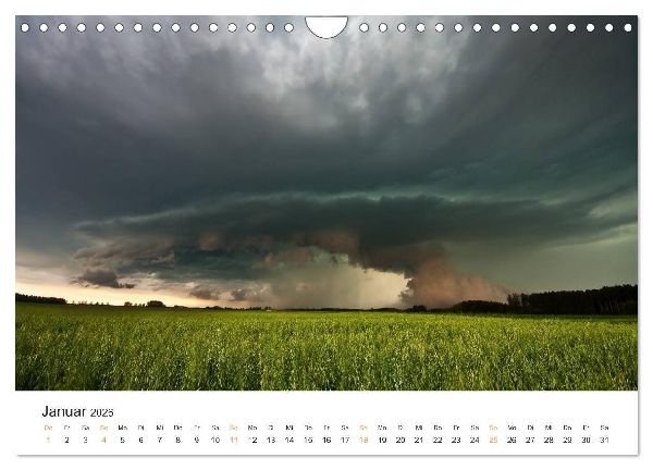 Faszination Gewitter (Wandkalender 2026 DIN A4 quer), CALVENDO Monatskalender