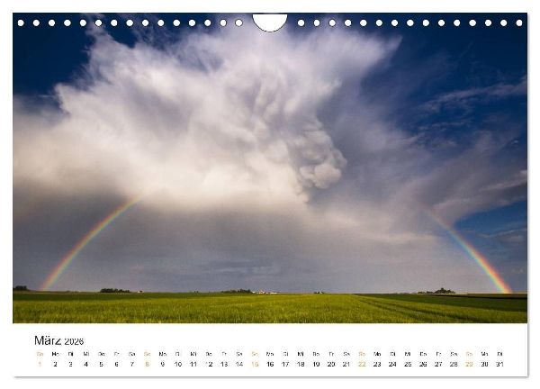 Faszination Gewitter (Wandkalender 2026 DIN A4 quer), CALVENDO Monatskalender