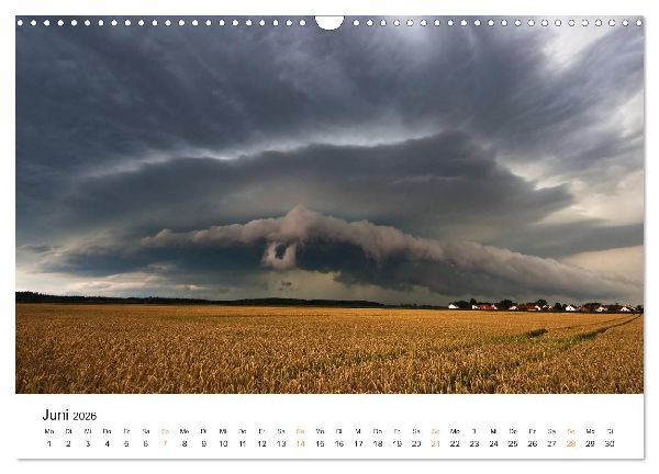 Faszination Gewitter (Wandkalender 2026 DIN A3 quer), CALVENDO Monatskalender