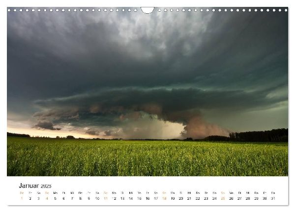 Faszination Gewitter (Wandkalender 2026 DIN A3 quer), CALVENDO Monatskalender