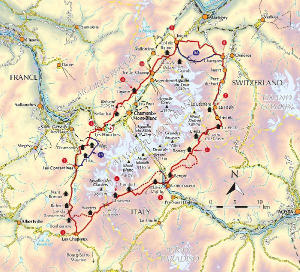Trekking the Tour du Mont Blanc