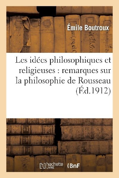 Les idées philosophiques et religieuses