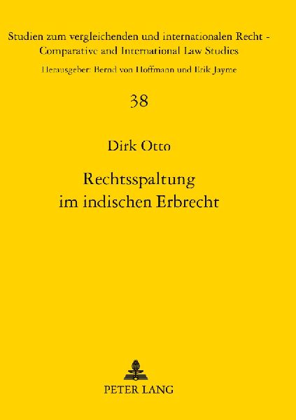 Rechtsspaltung im indischen Erbrecht