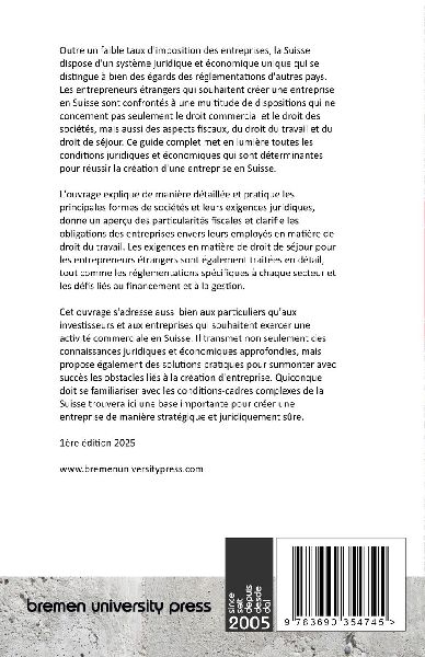 Création d'entreprise en Suisse par des ressortissants étrangers