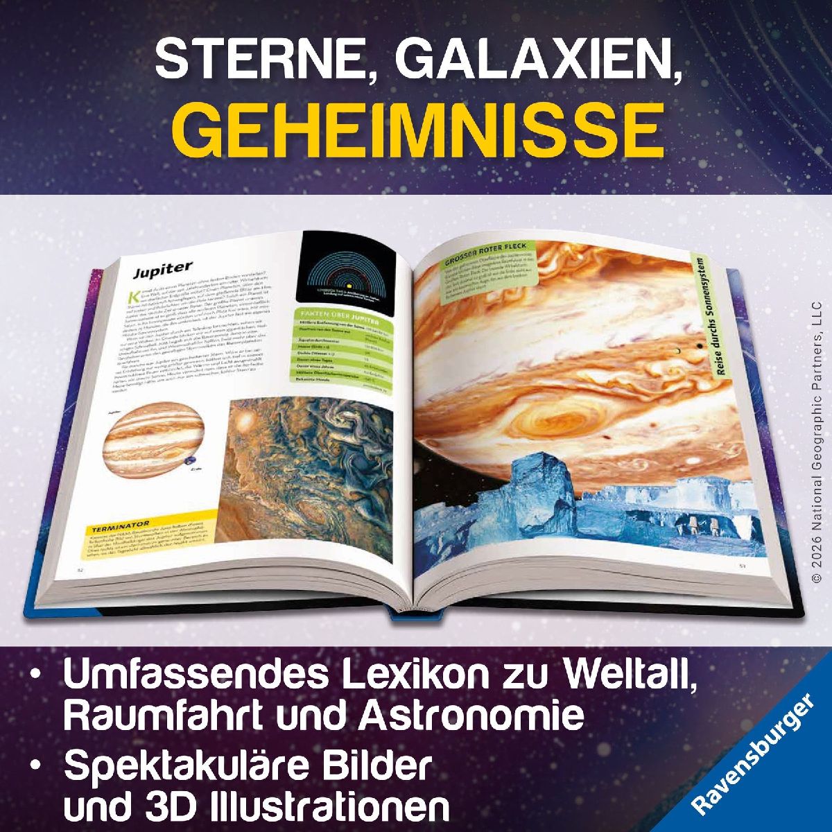 National Geographic Kids - Lexikon des Weltalls; ein visuell spektakuläres Nachschlagewerk zu Astronomie und Raumfahrt für Kinder ab 8