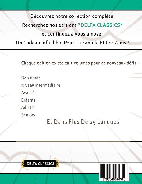MOTS MÊLÉS EN ANGLAIS POUR DÉBUTANTS - COOL ! VOL.1 - DELTA CLASSICS