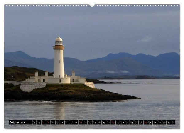 Schottland und Edinburgh (hochwertiger Premium Wandkalender 2026 DIN A2 quer), Kunstdruck in Hochglanz
