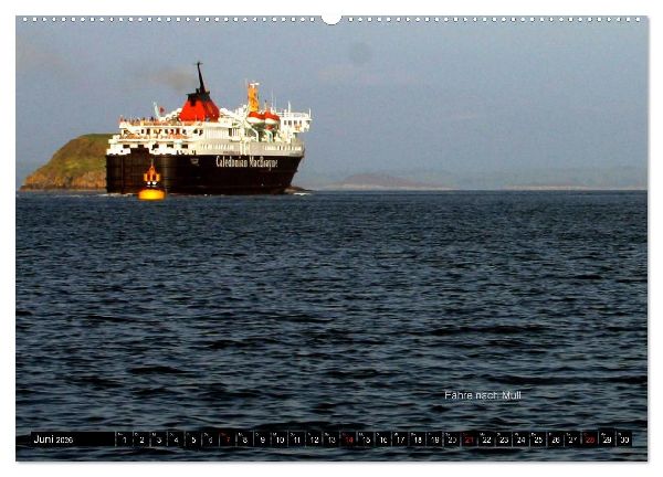 Schottland und Edinburgh (hochwertiger Premium Wandkalender 2026 DIN A2 quer), Kunstdruck in Hochglanz