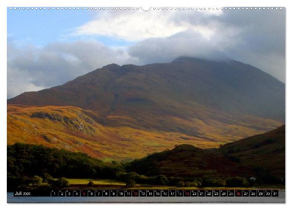 Schottland und Edinburgh (hochwertiger Premium Wandkalender 2026 DIN A2 quer), Kunstdruck in Hochglanz