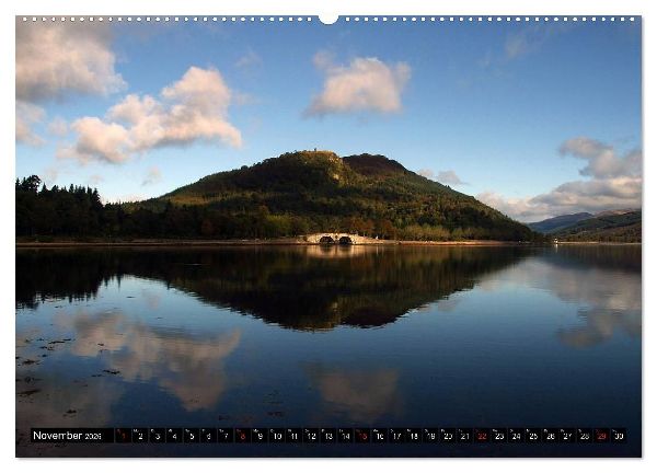 Schottland und Edinburgh (hochwertiger Premium Wandkalender 2026 DIN A2 quer), Kunstdruck in Hochglanz