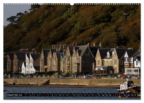 Schottland und Edinburgh (hochwertiger Premium Wandkalender 2026 DIN A2 quer), Kunstdruck in Hochglanz