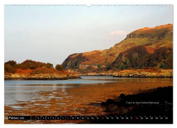 Schottland und Edinburgh (hochwertiger Premium Wandkalender 2026 DIN A2 quer), Kunstdruck in Hochglanz