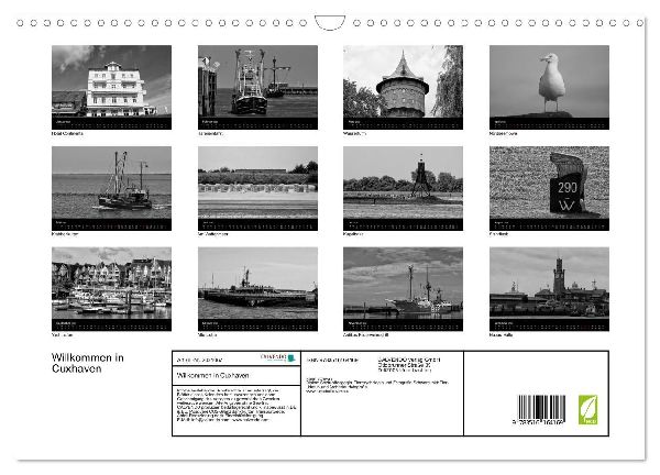 Willkommen in Cuxhaven (Wandkalender 2026 DIN A3 quer), CALVENDO Monatskalender