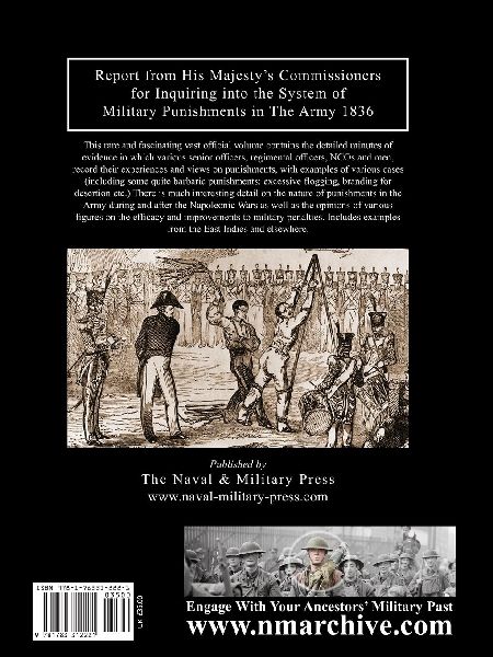 Report from His Majesty's Commissioners for Inquiring into the System of Military Punishments in The Army 1836