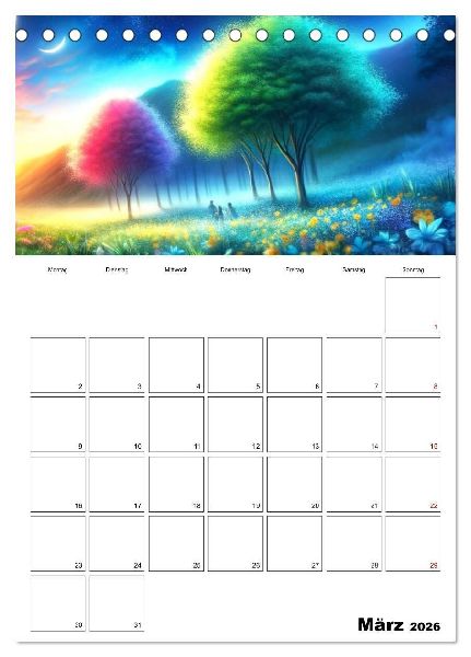 Neonlicht Familienplaner (Tischkalender 2026 DIN A5 hoch), CALVENDO Monatskalender