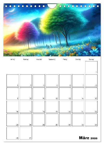 Neonlicht Familienplaner (Wandkalender 2026 DIN A4 hoch), CALVENDO Monatskalender