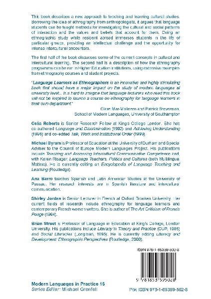Language Learners as Ethnographers