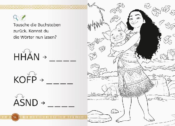 Disney Vaiana: Pua und Heihei - Erstlesebuch zum Lesenlernen