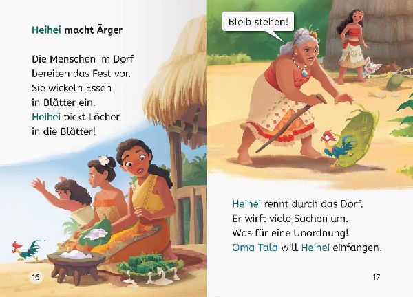 Disney Vaiana: Pua und Heihei - Erstlesebuch zum Lesenlernen