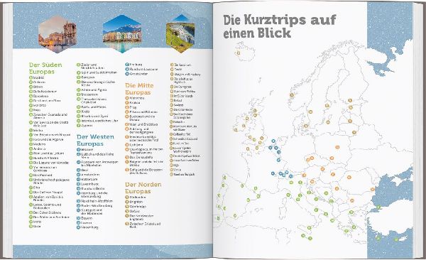 LONELY PLANET Bildband 100 Weekends in Europa