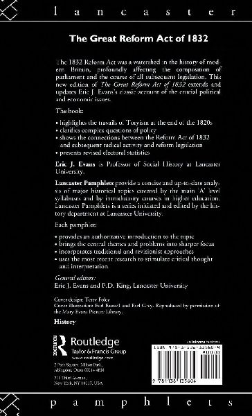 The Great Reform Act of 1832
