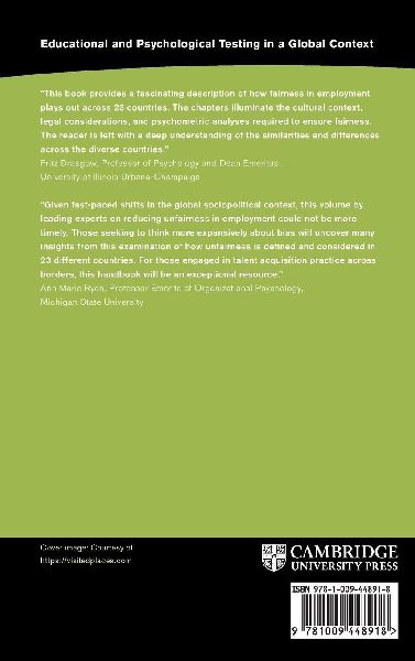 Global Perspectives on the Definition, Assessment, and Reduction of Bias and Unfairness in Employment Testing