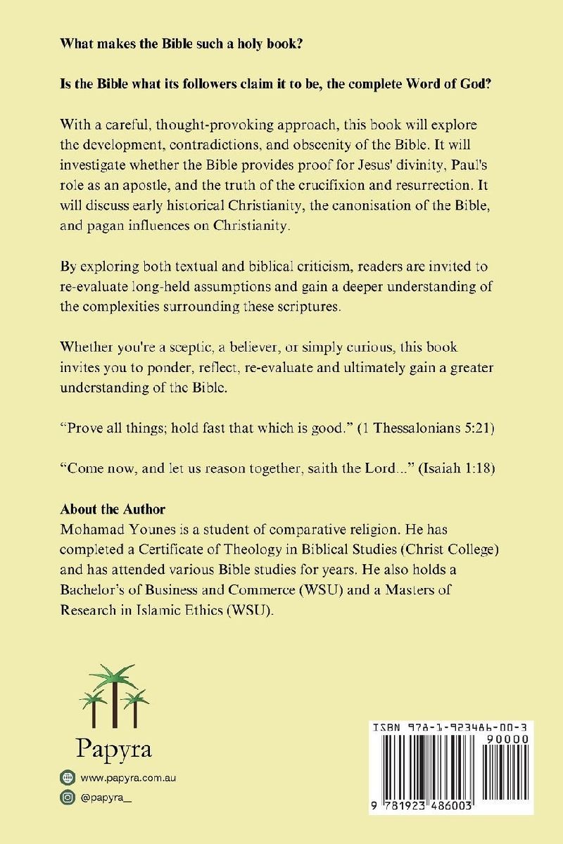 Holy Bible Re-examined