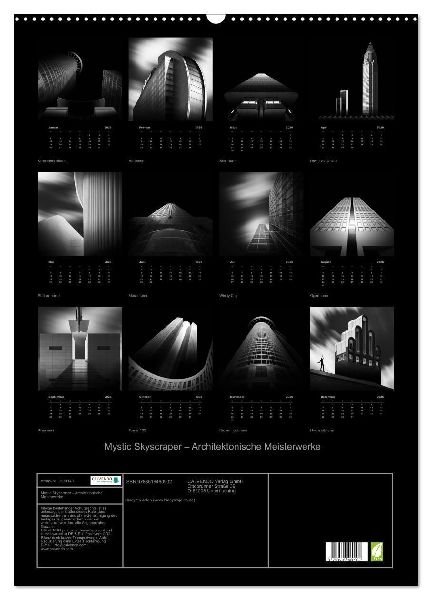 Mystic Skyscraper - Architektonische Meisterwerke (Wandkalender 2026 DIN A2 hoch), CALVENDO Monatskalender