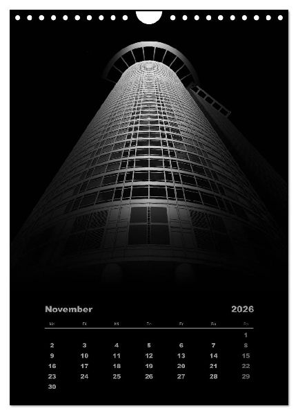 Mystic Skyscraper - Architektonische Meisterwerke (Wandkalender 2026 DIN A4 hoch), CALVENDO Monatskalender