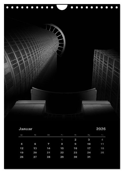 Mystic Skyscraper - Architektonische Meisterwerke (Wandkalender 2026 DIN A4 hoch), CALVENDO Monatskalender