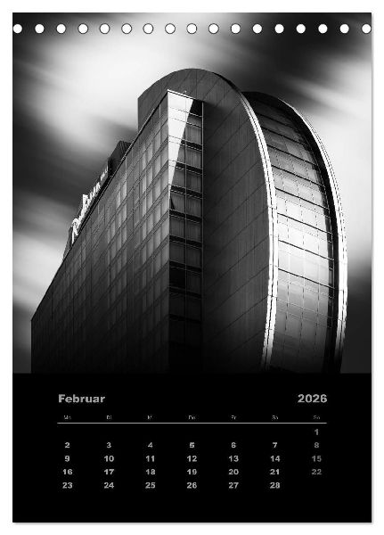 Mystic Skyscraper - Architektonische Meisterwerke (Tischkalender 2026 DIN A5 hoch), CALVENDO Monatskalender