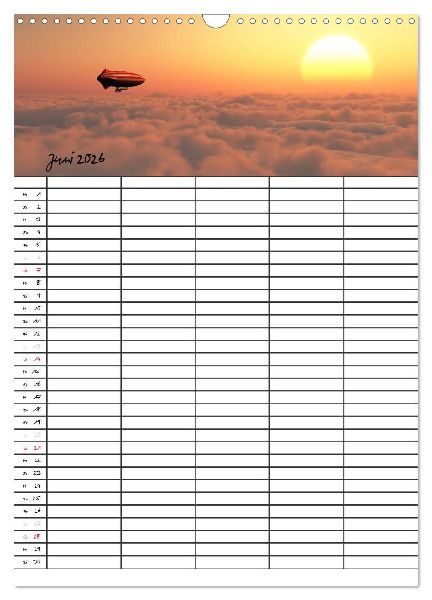 Familienplaner mit schönen Landschaftsbildern (Wandkalender 2026 DIN A3 hoch), CALVENDO Monatskalender