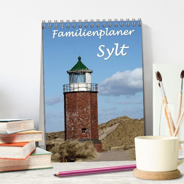 Familienplaner - Sylt (Tischkalender 2026 DIN A5 hoch), CALVENDO Monatskalender