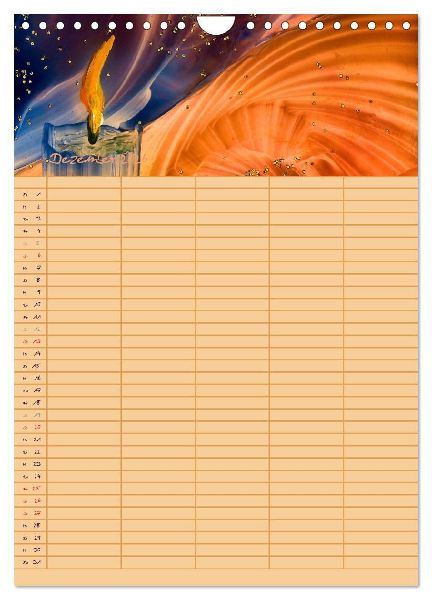 Blütenzauber - Familienplaner 2026 (Wandkalender 2026 DIN A4 hoch), CALVENDO Monatskalender