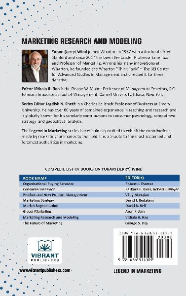 Marketing Research and Modeling
