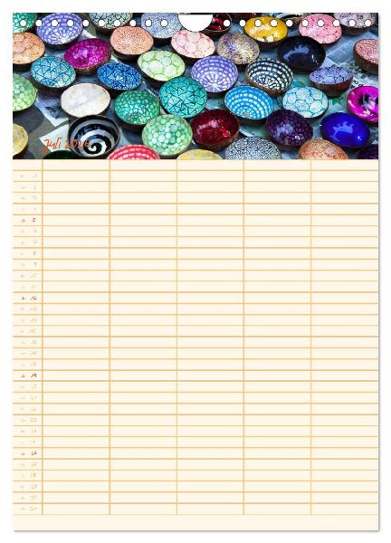 EXOTISCHES SÜDOSTASIEN - Familienplaner 2026 (Wandkalender 2026 DIN A4 hoch), CALVENDO Monatskalender