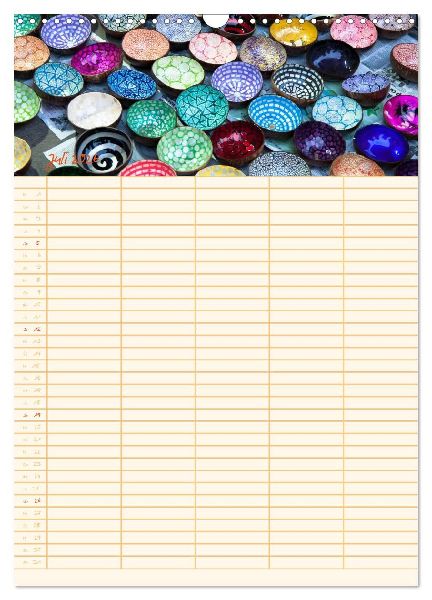 EXOTISCHES SÜDOSTASIEN - Familienplaner 2026 (Wandkalender 2026 DIN A3 hoch), CALVENDO Monatskalender