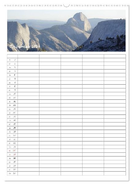 Kalifornien - Familienplaner 2026 (Wandkalender 2026 DIN A2 hoch), CALVENDO Monatskalender