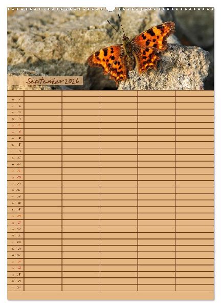 Tierischer Familienplaner (Wandkalender 2026 DIN A2 hoch), CALVENDO Monatskalender
