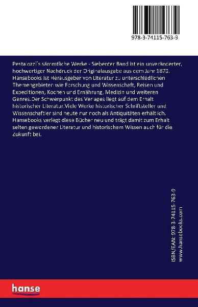 Pestalozzí´s sämmtliche Werke