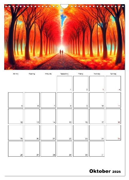 Neonlicht Familienplaner (Wandkalender 2026 DIN A3 hoch), CALVENDO Monatskalender