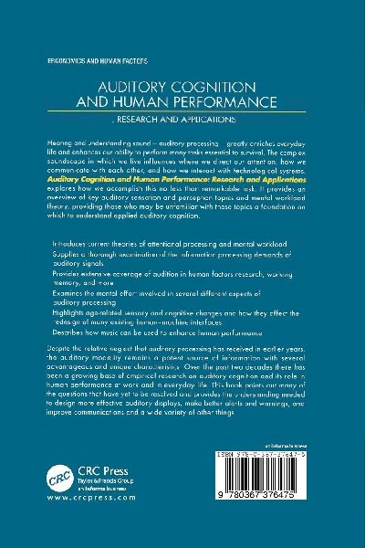 Auditory Cognition and Human Performance
