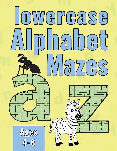 Lowercase Alphabet Mazes