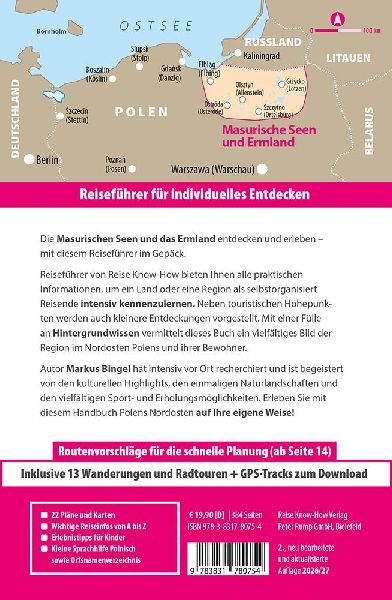 Reise Know-How Reiseführer Masurische Seen und Ermland