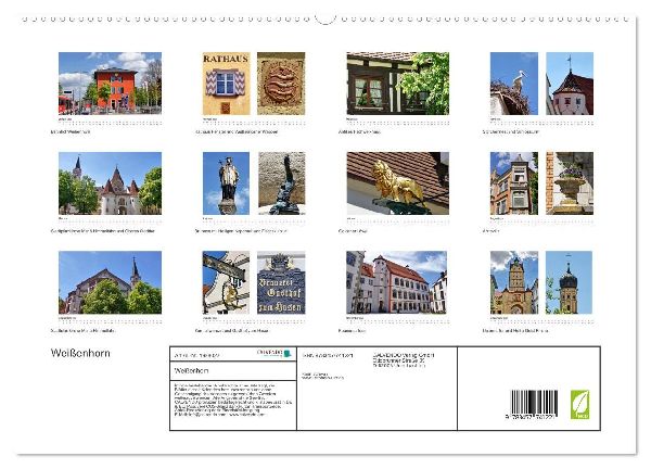 Weißenhorn (hochwertiger Premium Wandkalender 2026 DIN A2 quer), Kunstdruck in Hochglanz