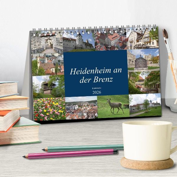 Heidenheim an der Brenz (Tischkalender 2026 DIN A5 quer), CALVENDO Monatskalender
